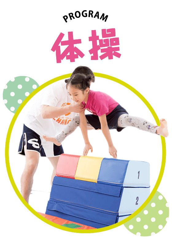 戸塚区原宿の地域密着型 少人数制スポーツジム「ハピスポ」 キッズクラスプログラム「体操」